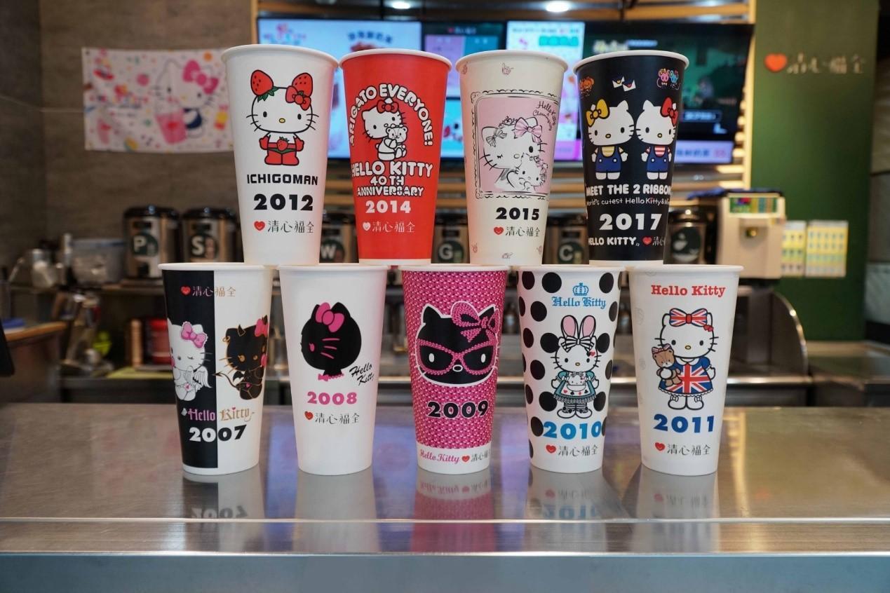 Hello Kitty經典圖紙杯
